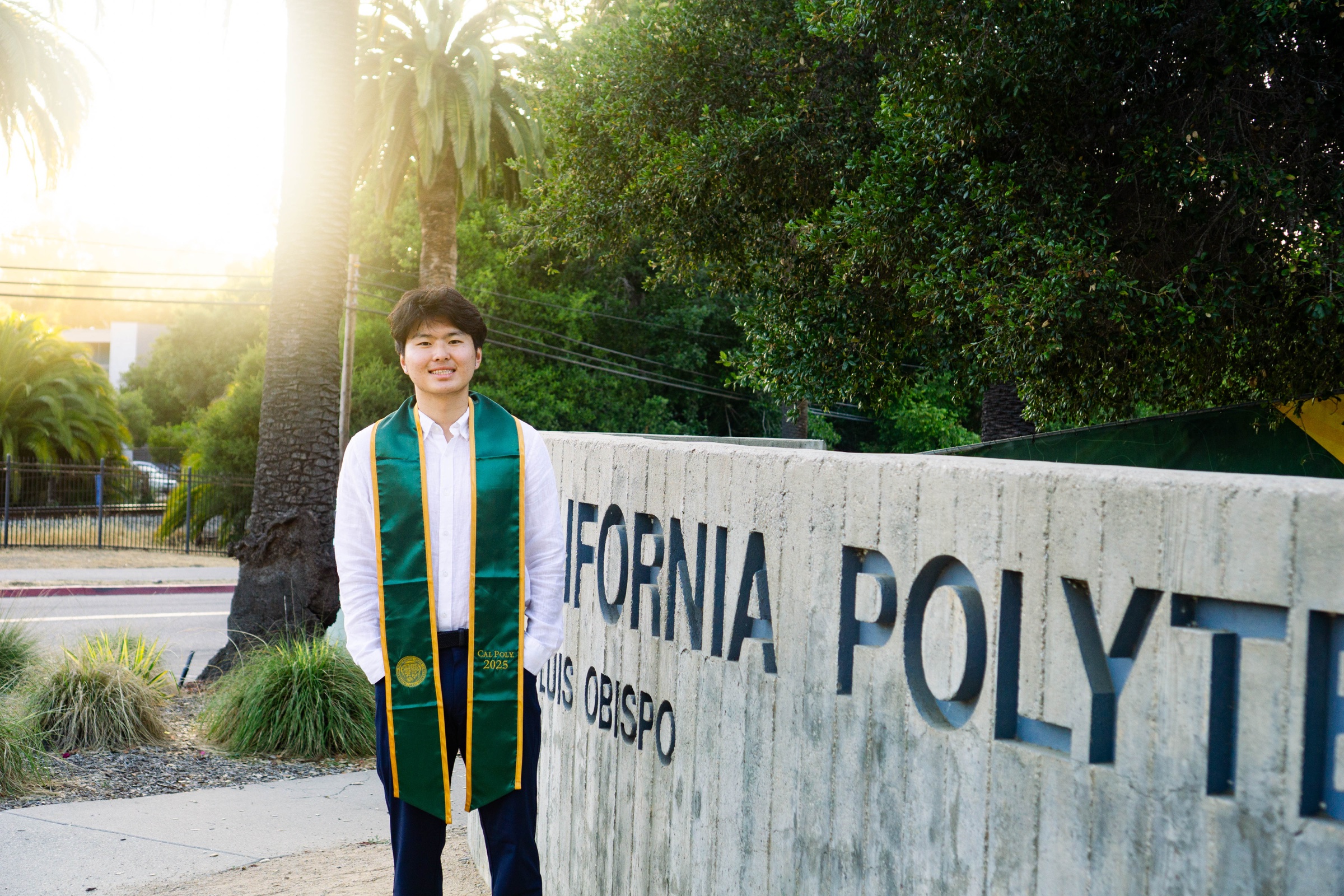 David Cho at Cal Poly San Luis Obispo after graduating with a degree in computer science